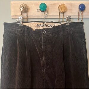 Nautica black corduroy pants